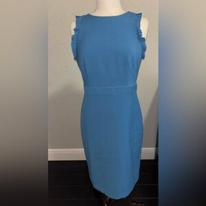 Ann Taylor Blue Midi Dress